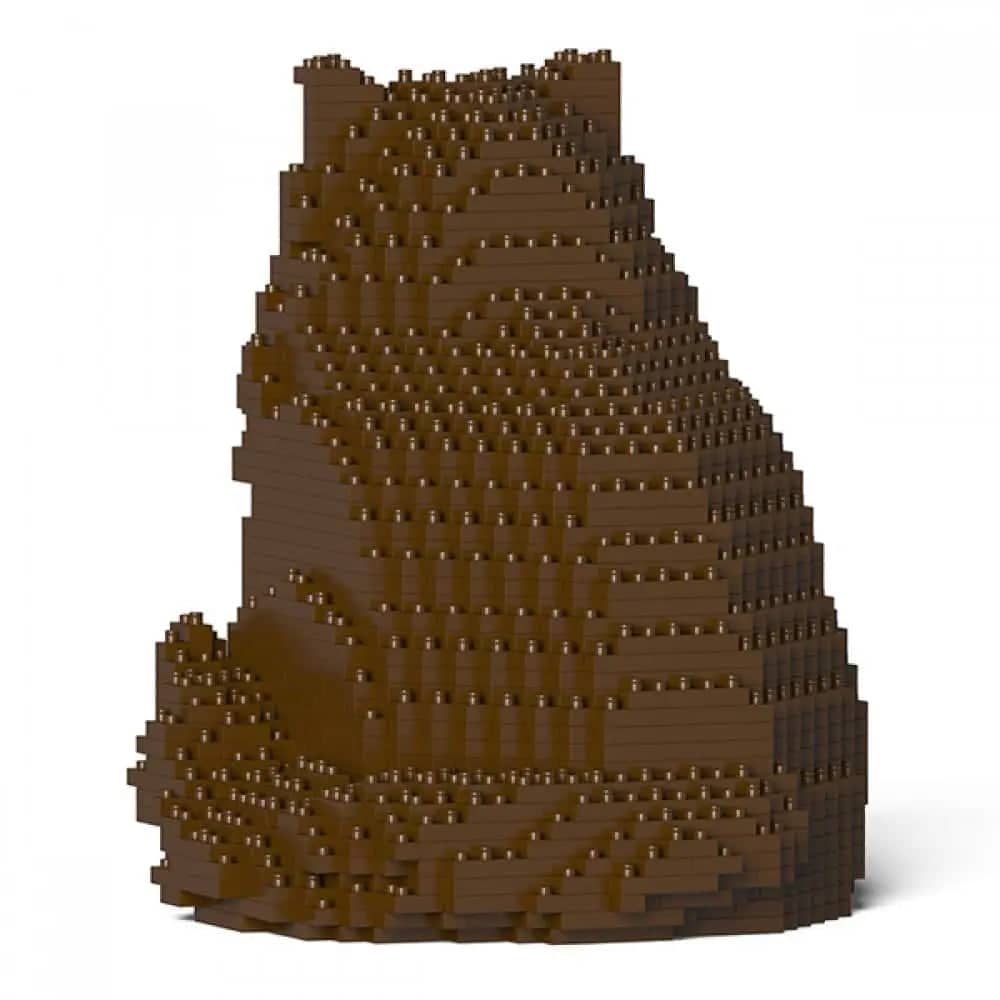 Persian Cat Building Kit Interlocking Blocks Pet Building Kit