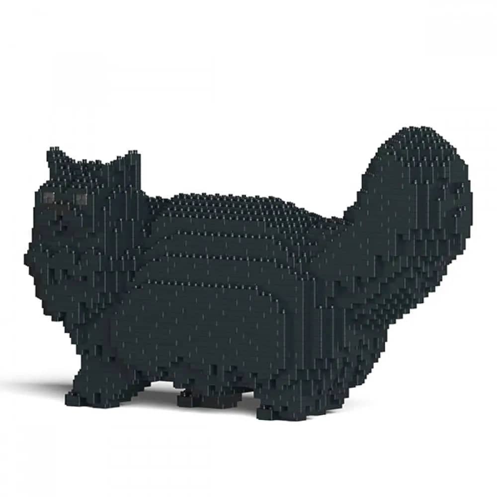 Persian Cat Building Kit Interlocking Blocks Pet Building Kit