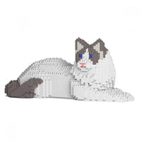 Ragdoll Cat Building Kit Interlocking Blocks Pet Building Kit