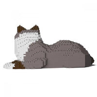 Ragdoll Cat Building Kit Interlocking Blocks Pet Building Kit