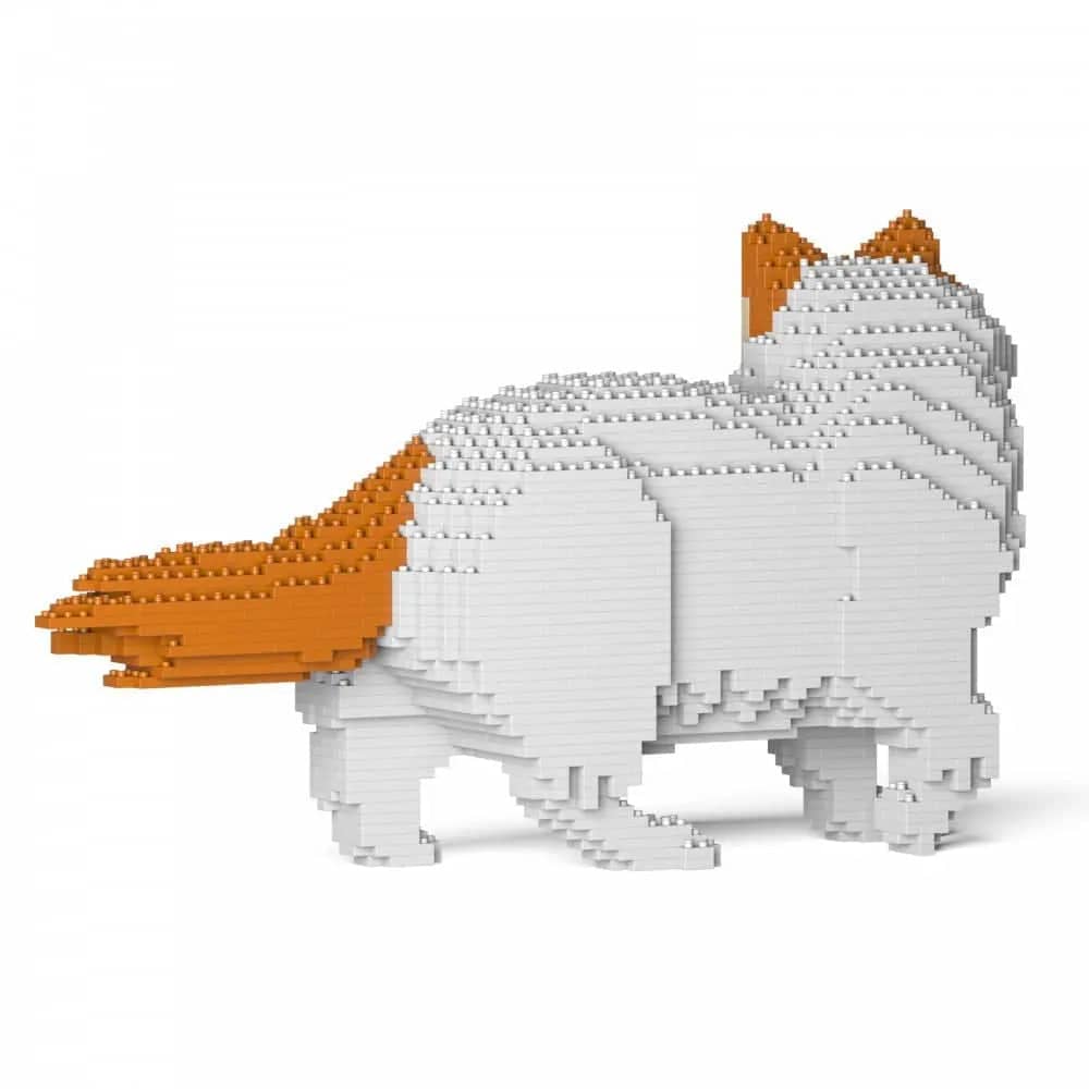 Ragdoll Cat Building Kit Interlocking Blocks Pet Building Kit