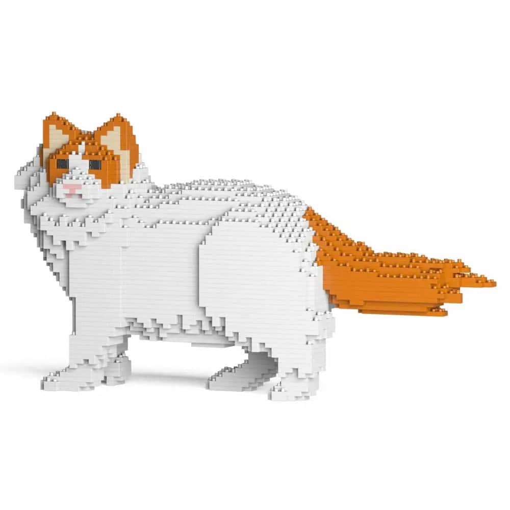 Ragdoll Cat Building Kit Interlocking Blocks Pet Building Kit