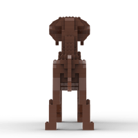 Rhodesian Ridgeback Building Kit Interlocking Blocks Pet Building Kit