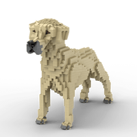 Rhodesian Ridgeback Building Kit Interlocking Blocks Pet Building Kit