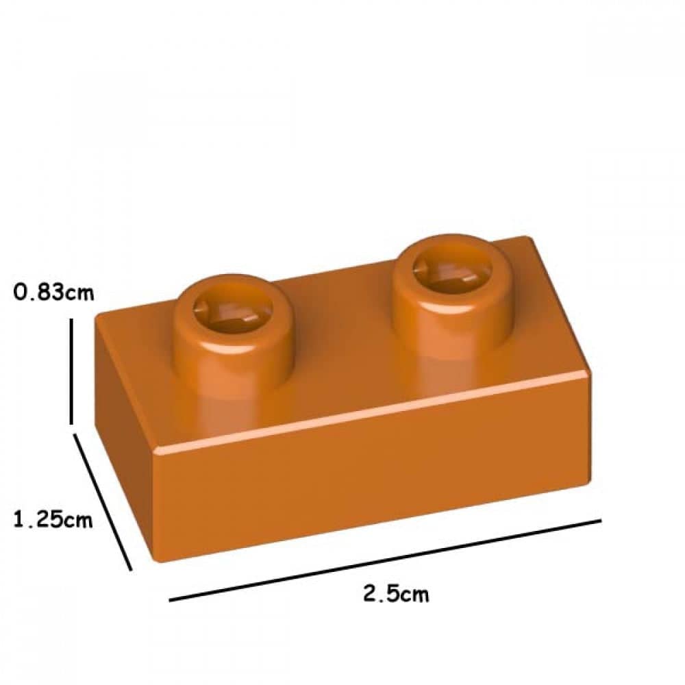 (SMALL) Colored Individual Bricks 1x1 Building Kit Interlocking Blocks Pet Building Kit
