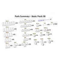 (SMALL) Colored Brick Sets Building Kit Interlocking Blocks Pet Building Kit