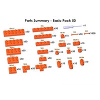 (SMALL) Colored Brick Sets Building Kit Interlocking Blocks Pet Building Kit