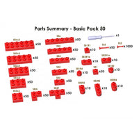 (SMALL) Colored Brick Sets Building Kit Interlocking Blocks Pet Building Kit