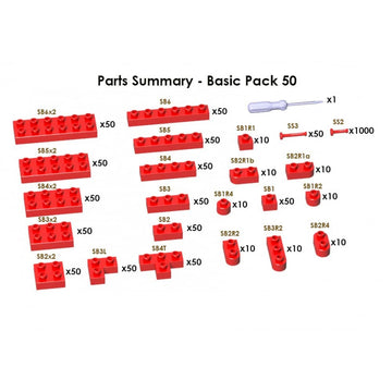 (NORMAL) Juego de ladrillos rojos 730 piezas