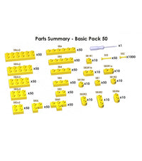 (SMALL) Colored Brick Sets Building Kit Interlocking Blocks Pet Building Kit