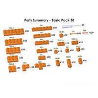 (SMALL) Colored Brick Sets Building Kit Interlocking Blocks Pet Building Kit