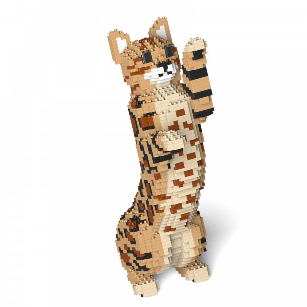 Bengal Cat Building Kit Interlocking Blocks Pet Building Kit