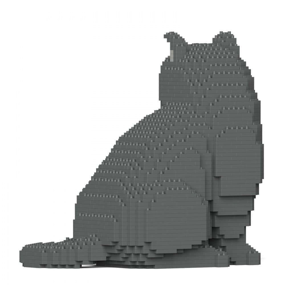 British Shorthair Cat Building Kit Interlocking Blocks Pet Building Kit