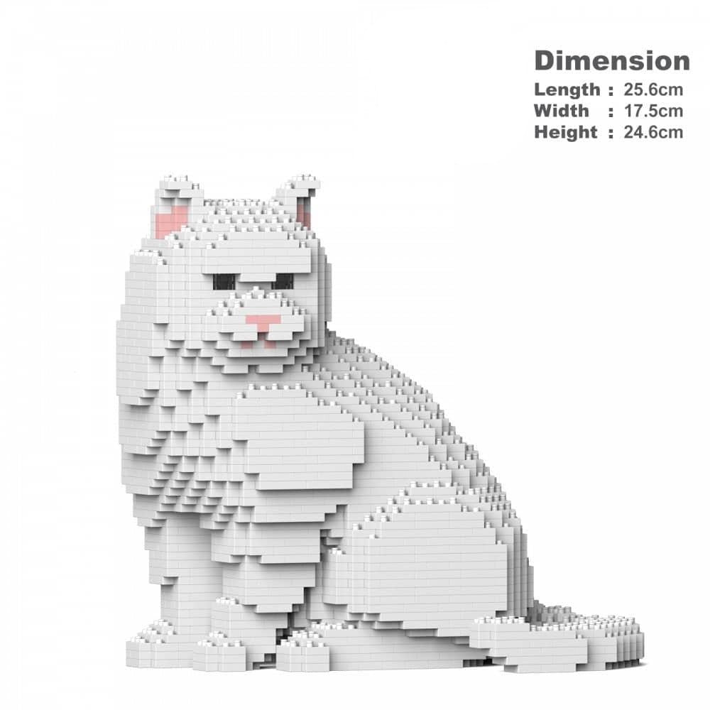 British Shorthair Cat Building Kit Interlocking Blocks Pet Building Kit