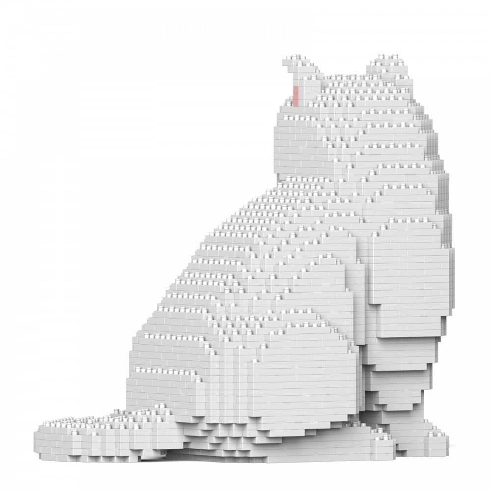 British Shorthair Cat Building Kit Interlocking Blocks Pet Building Kit