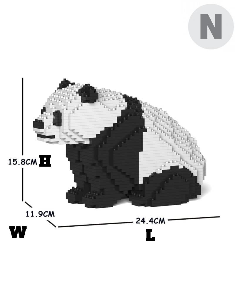 Panda Bear Building Kit Interlocking Blocks Pet Building Kit