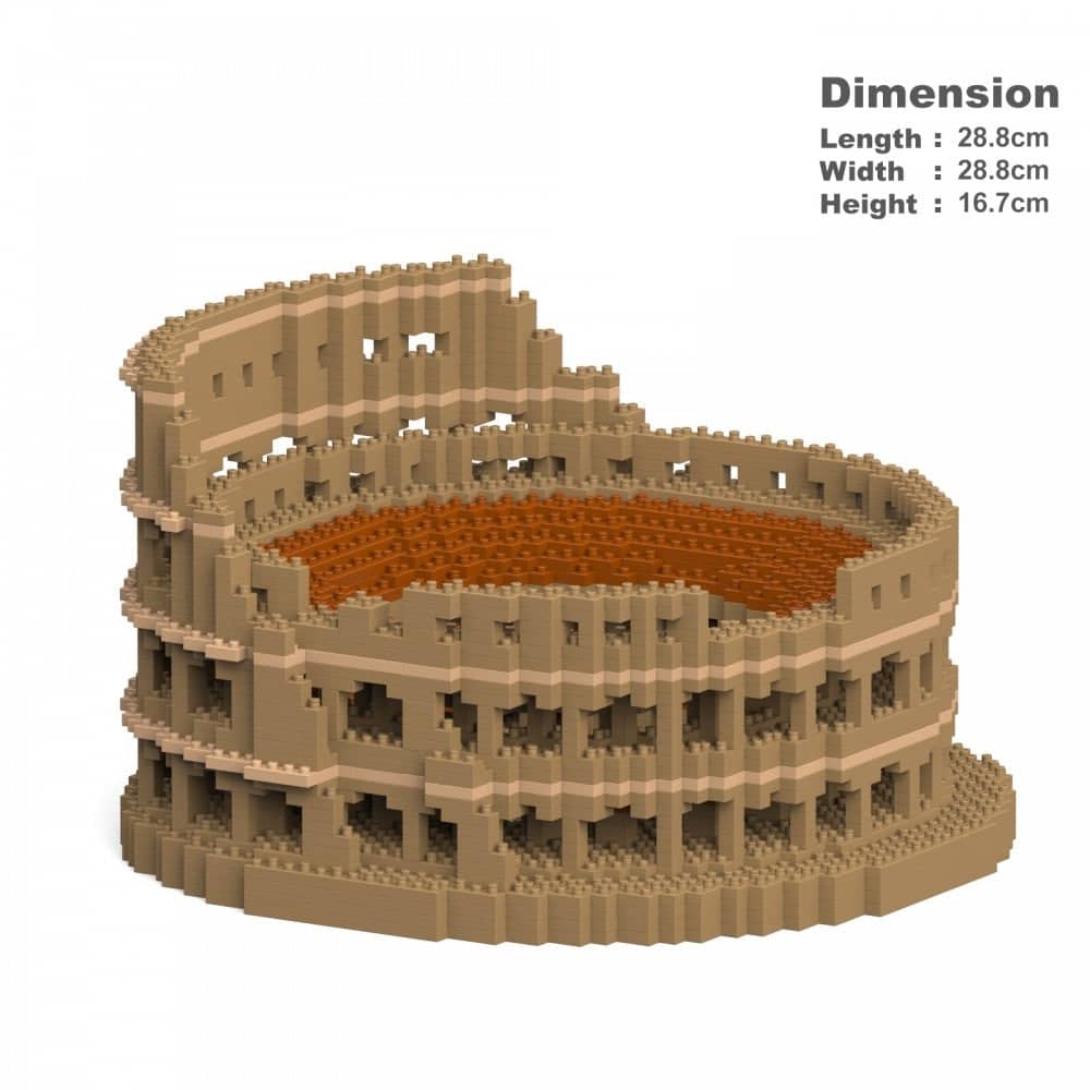 Colosseum Building Kit Interlocking Blocks Pet Building Kit