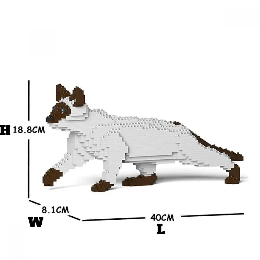 Siamese Cat Building Kit Interlocking Blocks Pet Building Kit
