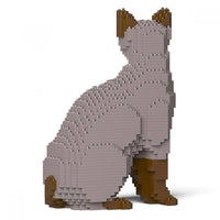 Tonkinese Cat Building Kit Interlocking Blocks Pet Building Kit