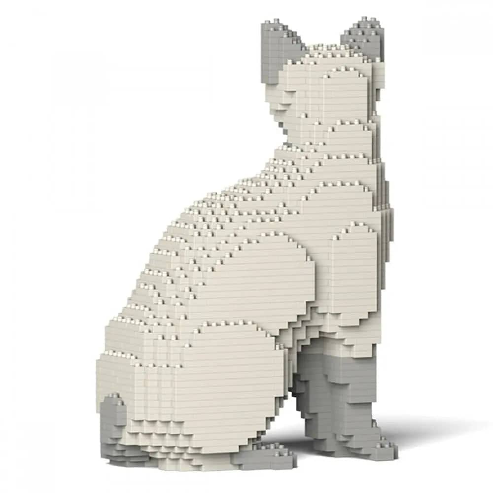 Tonkinese Cat Building Kit Interlocking Blocks Pet Building Kit