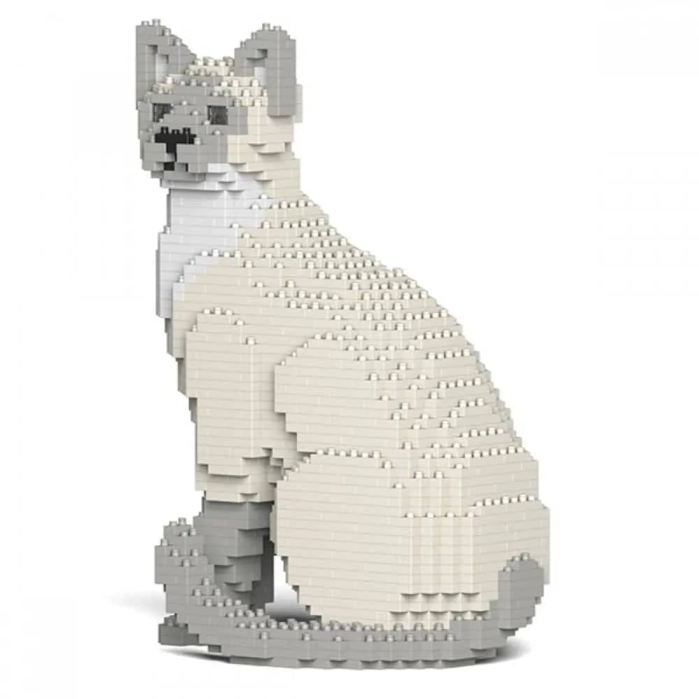 Tonkinese Cat Building Kit Interlocking Blocks Pet Building Kit