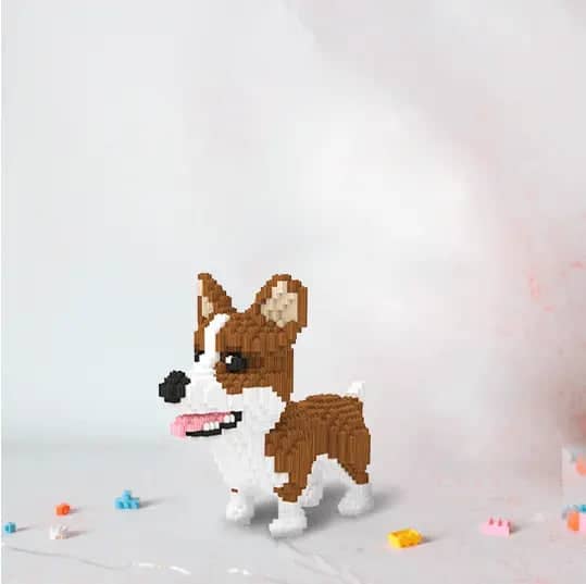 Welsh Corgi Building Kit Doggo Pet Building Kit