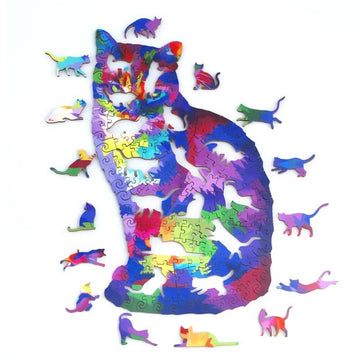 Majestic Cat Building Kit Interlocking Blocks Pet Building Kit
