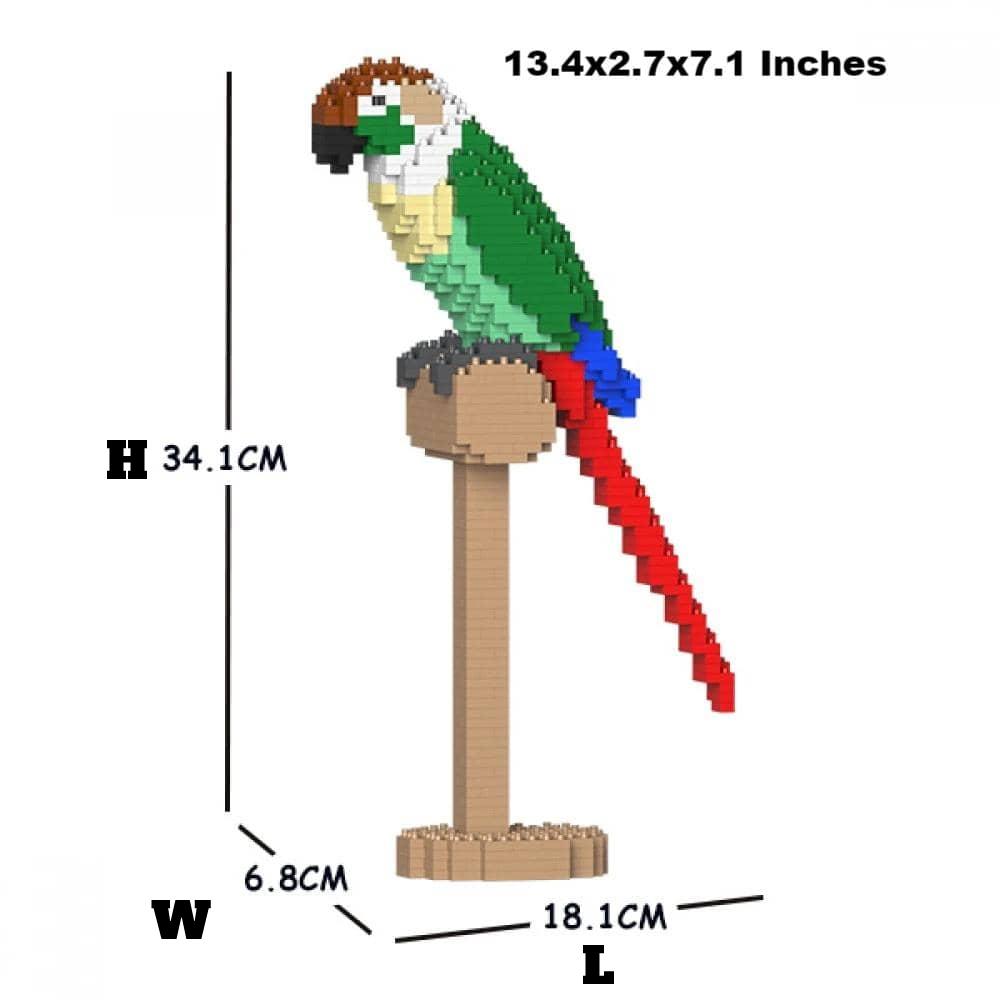 Cheek Conure Building Kit Interlocking Blocks Pet Building Kit
