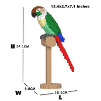 Cheek Conure Building Kit Interlocking Blocks Pet Building Kit