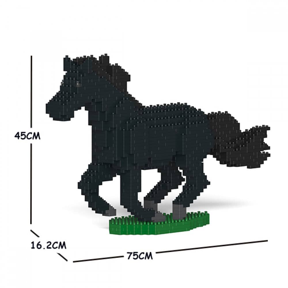 Horse Building Kit Interlocking Blocks Pet Building Kit