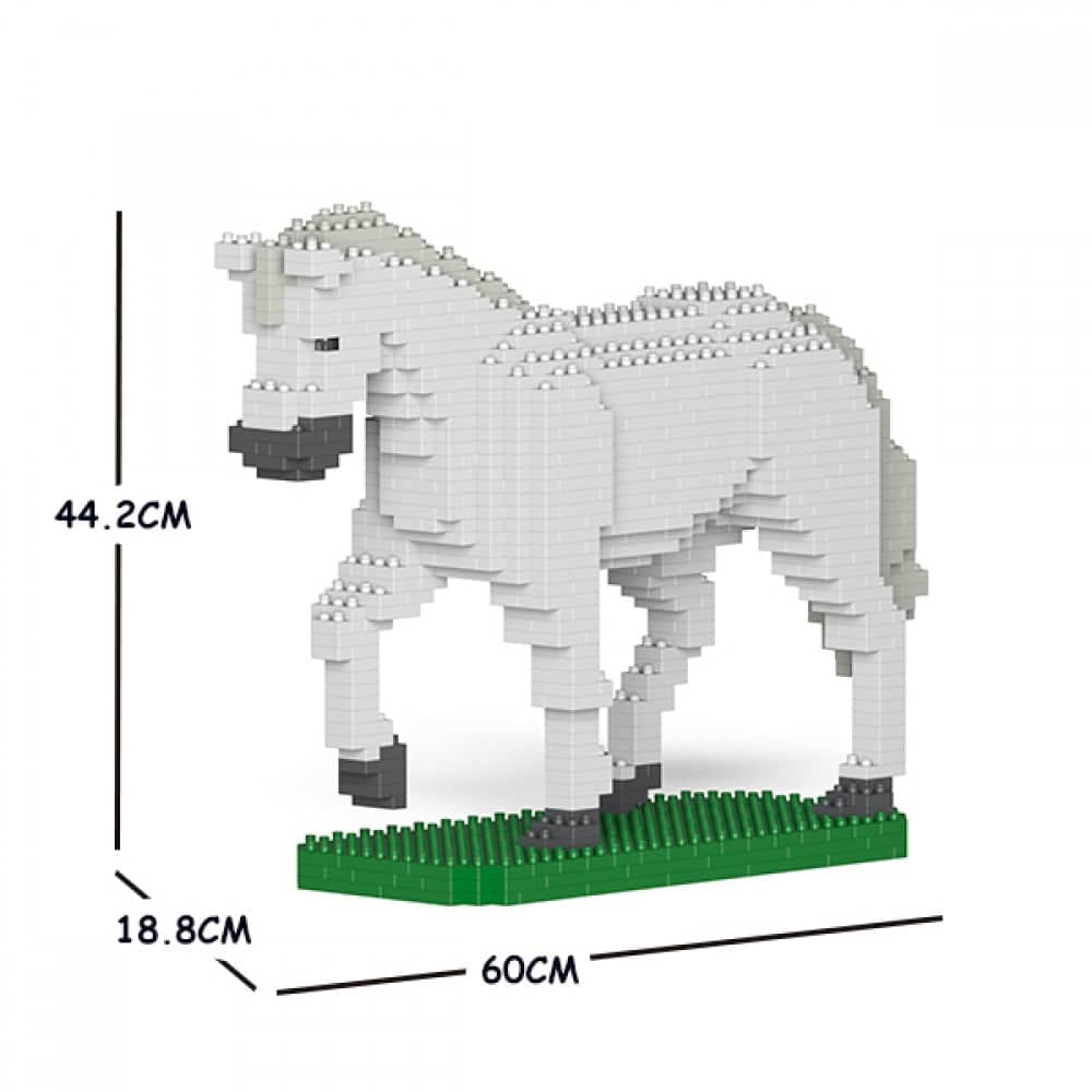 Horse Building Kit Interlocking Blocks Pet Building Kit