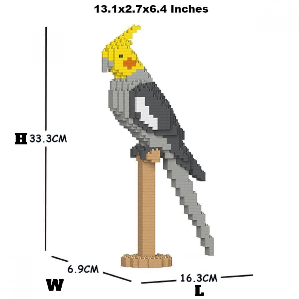 Cockatiel Building Kit Interlocking Blocks Pet Building Kit