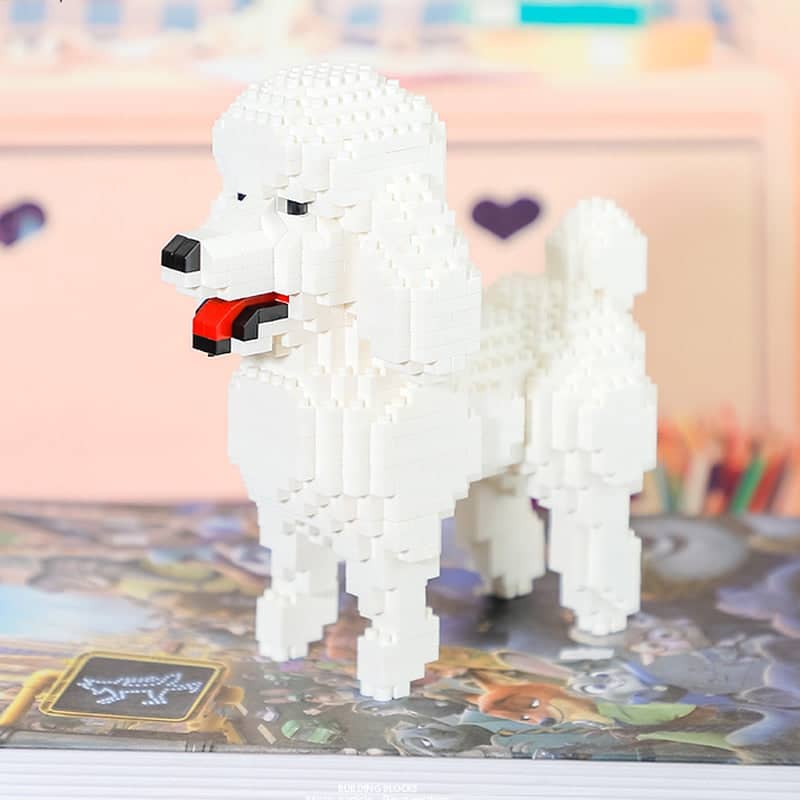 Realistic Poodle Building Kit Doggo Pet Building Kit