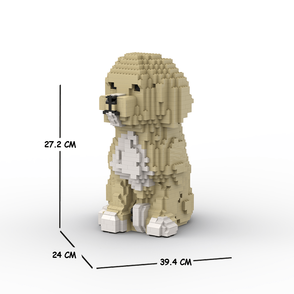 Goldendoodle Building Kit Interlocking Blocks Pet Building Kit