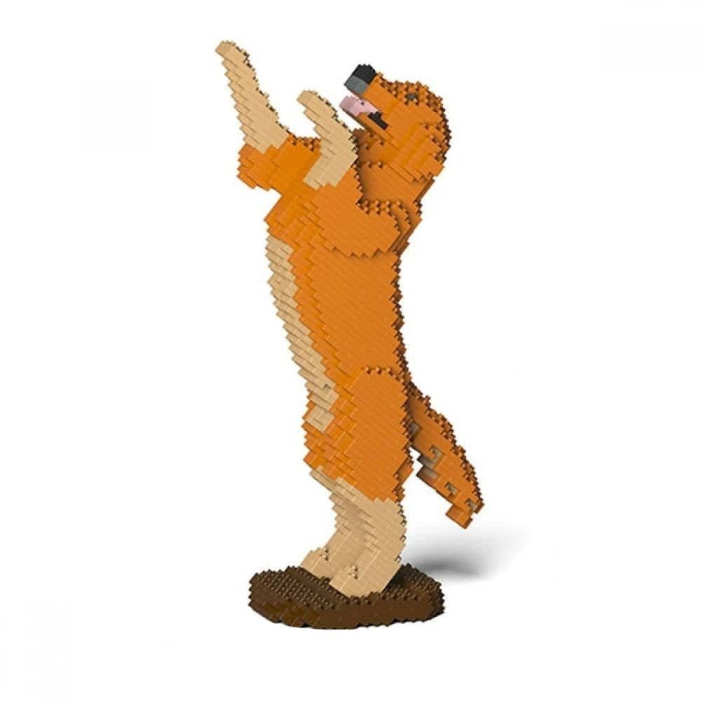 Golden Retriever Building Kit Interlocking Blocks Pet Building Kit