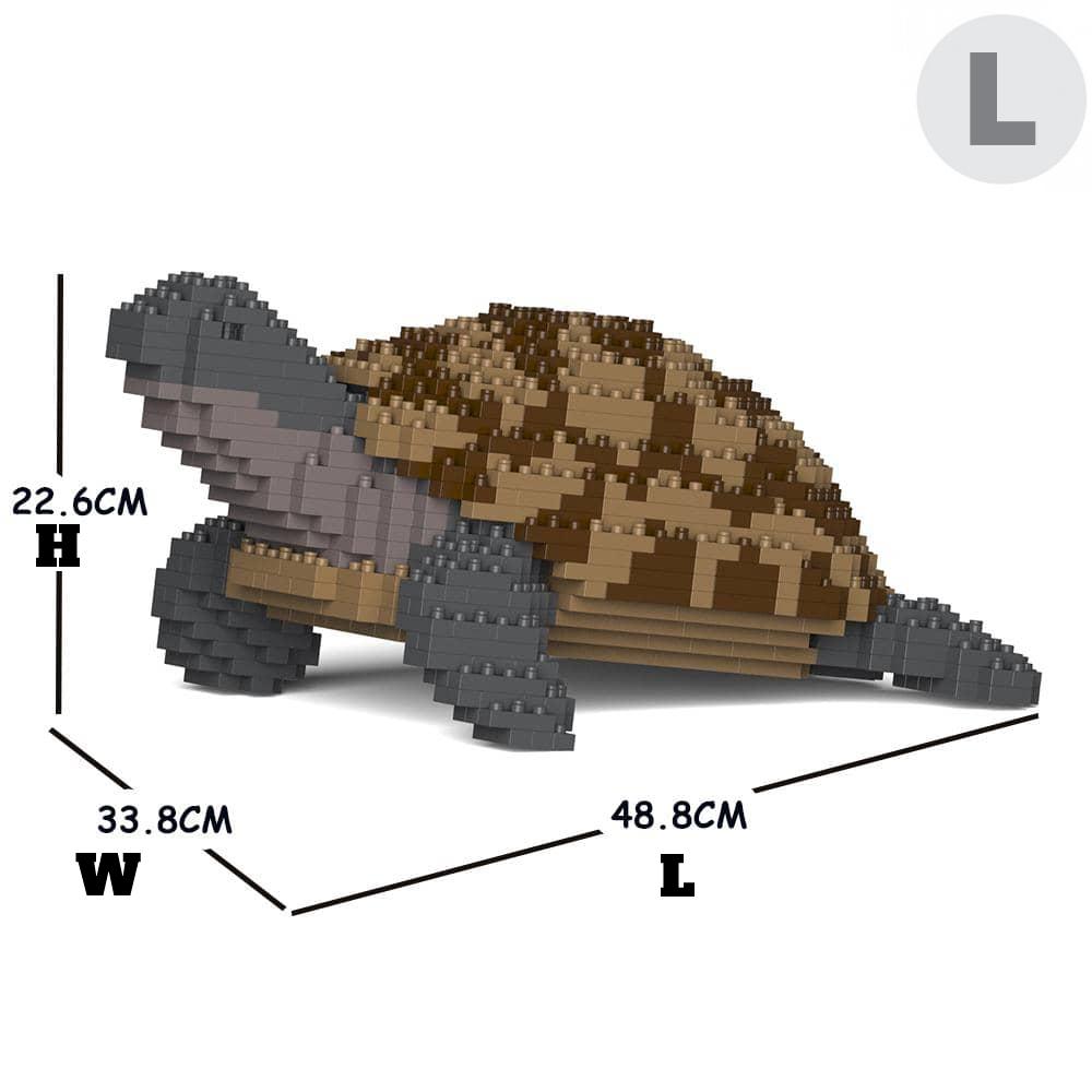 Greek Tortoise Building Kit Interlocking Blocks Pet Building Kit