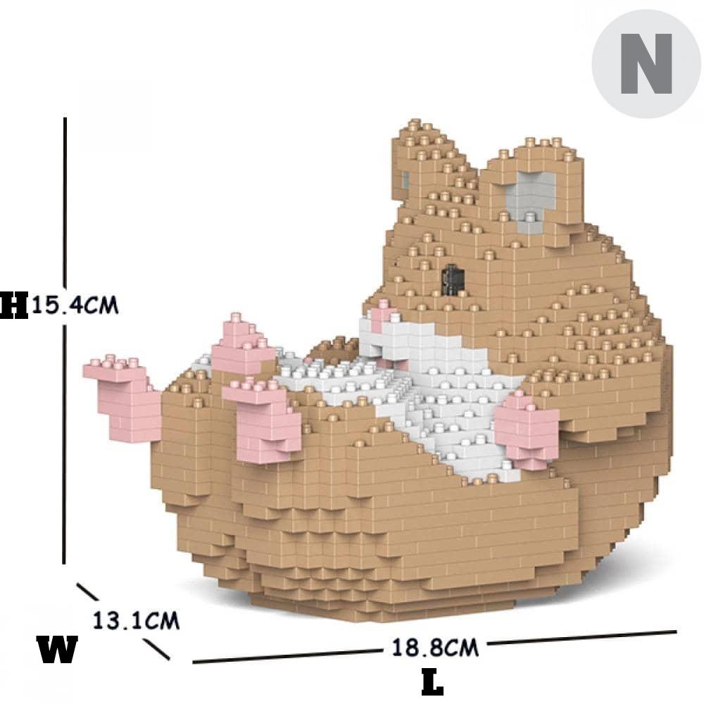 Hamster Building Kit Interlocking Blocks Pet Building Kit