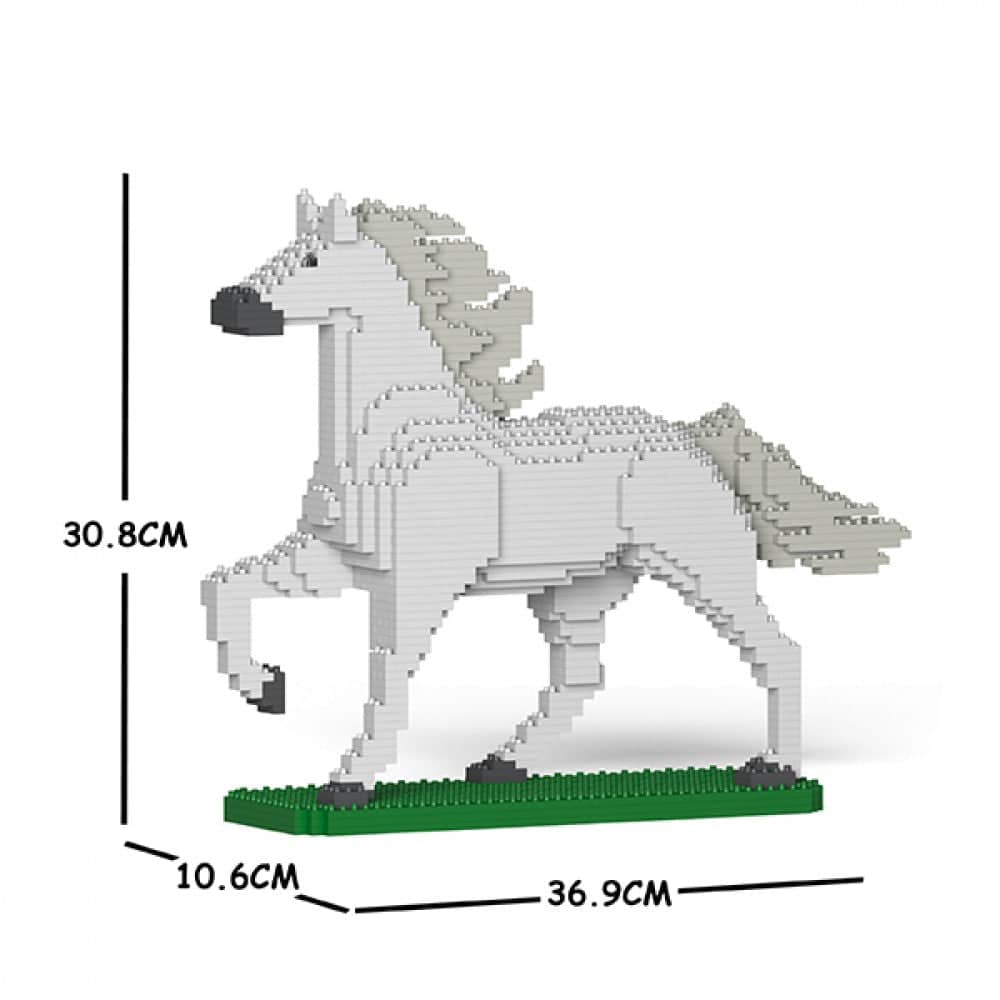 Horse Building Kit Interlocking Blocks Pet Building Kit