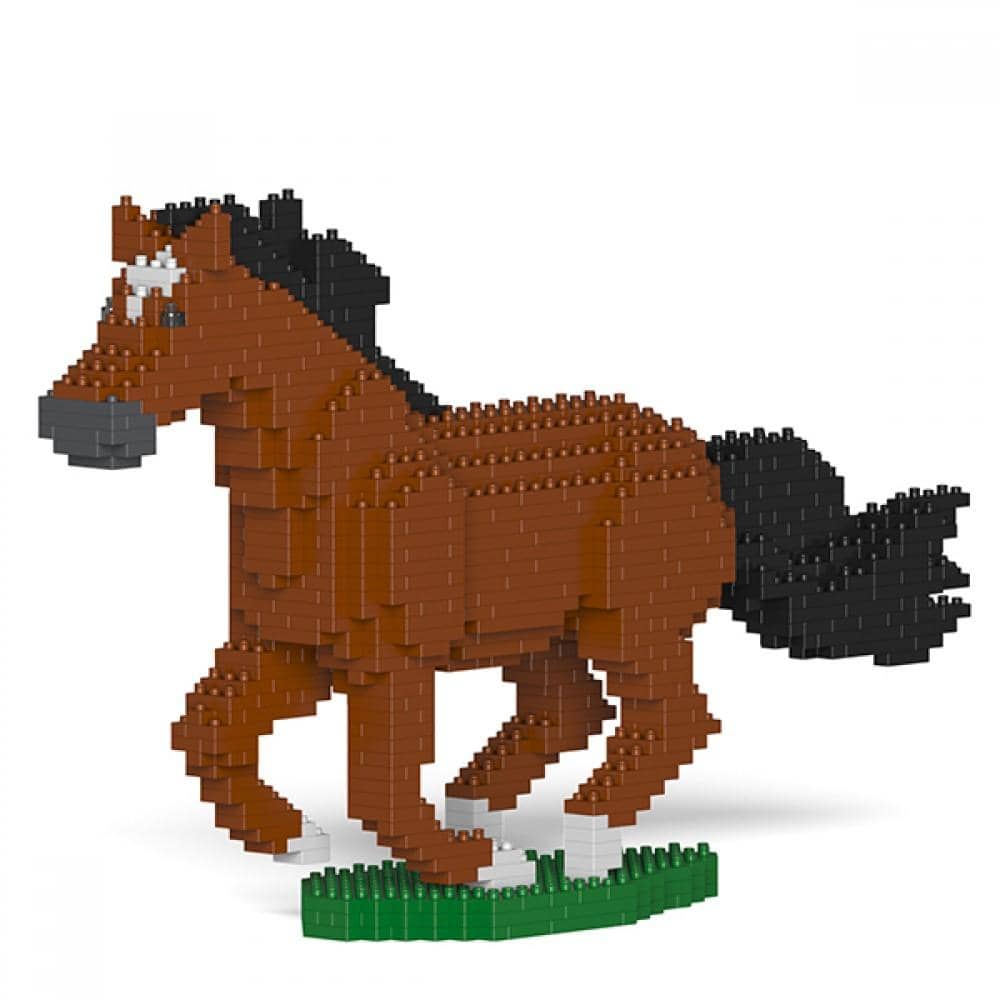 Horse Building Kit Interlocking Blocks Pet Building Kit