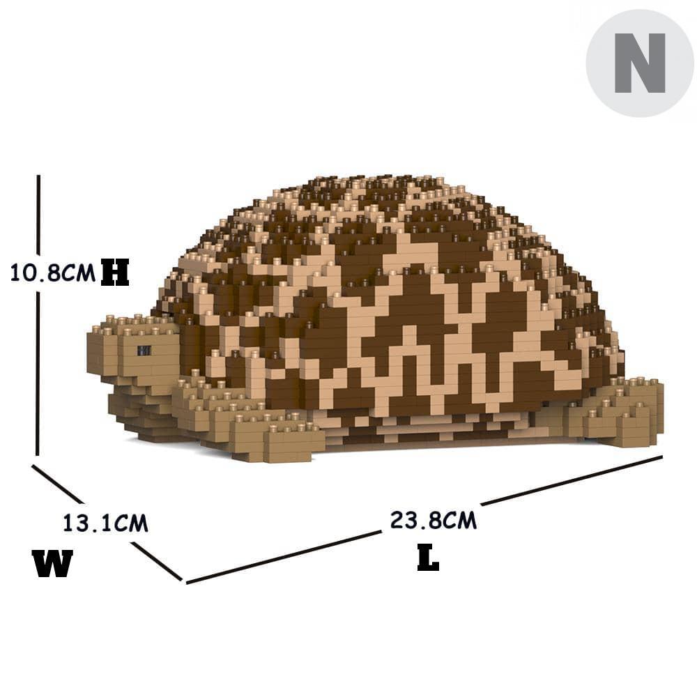 Indian Star Tortoise Building Kit Interlocking Blocks Pet Building Kit
