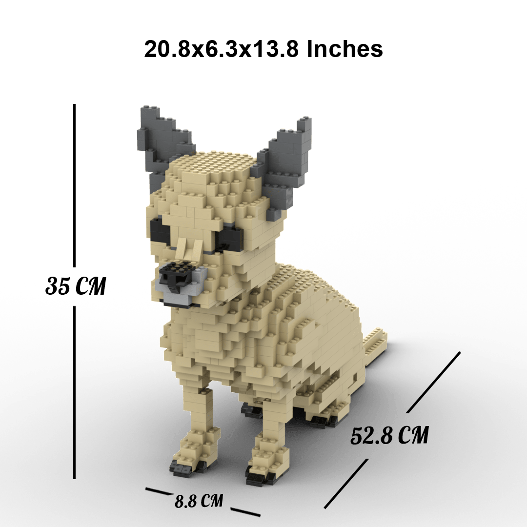 Chihuahua Building Kit Interlocking Blocks Pet Building Kit