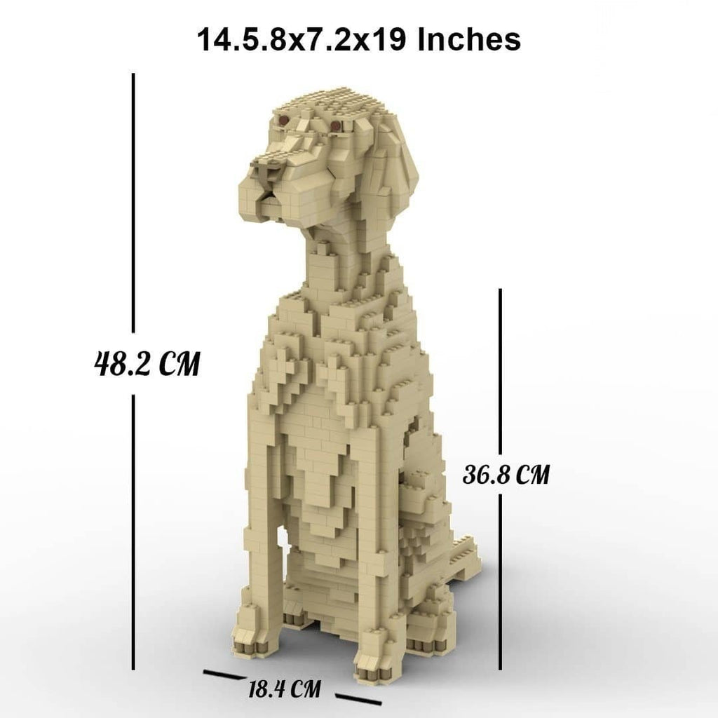 Vizsla Building Kit Interlocking Blocks Pet Building Kit