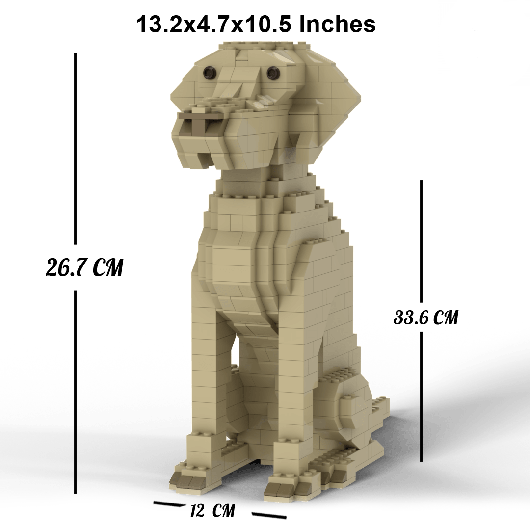 Vizsla Building Kit Interlocking Blocks Pet Building Kit