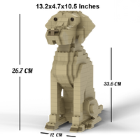 Vizsla Building Kit Interlocking Blocks Pet Building Kit