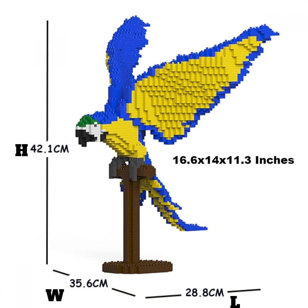 Macaw Building Kit Interlocking Blocks Pet Building Kit