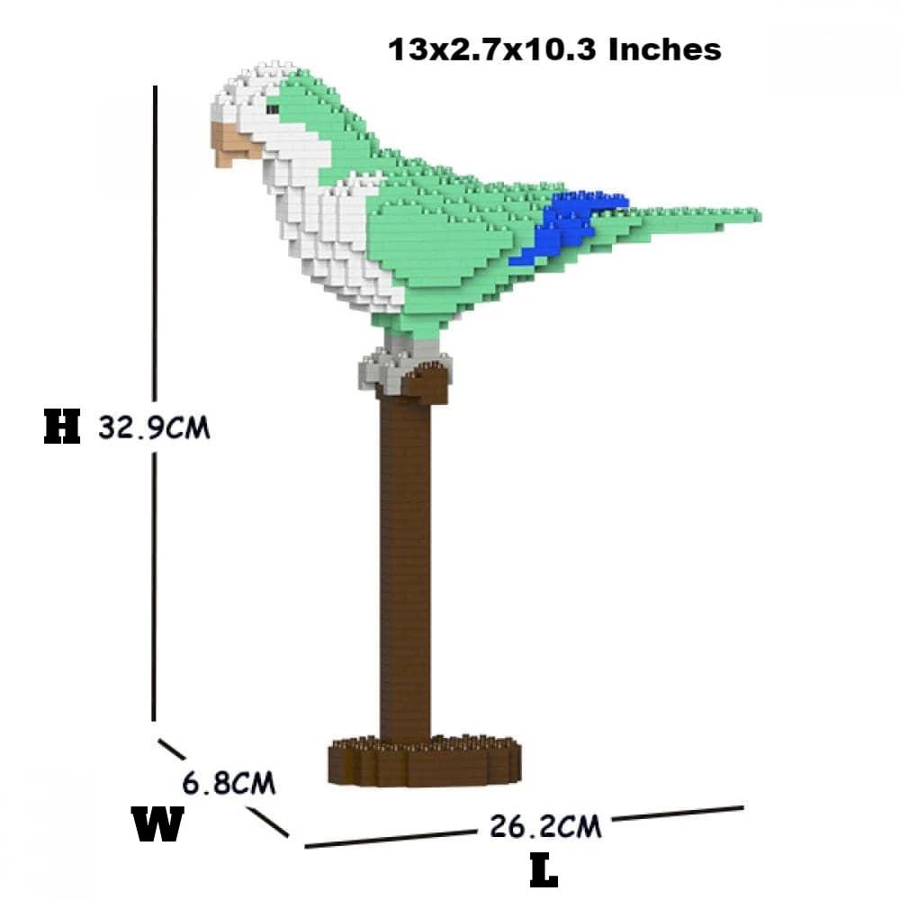 Quaker Parrot Building Kit Interlocking Blocks Pet Building Kit