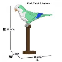 Quaker Parrot Building Kit Interlocking Blocks Pet Building Kit
