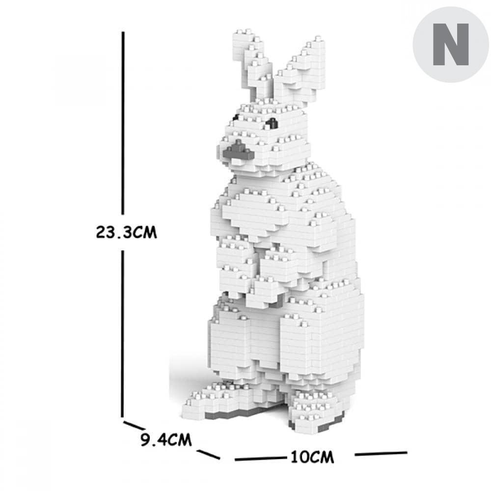 Rabbit Building Kit Interlocking Blocks Pet Building Kit