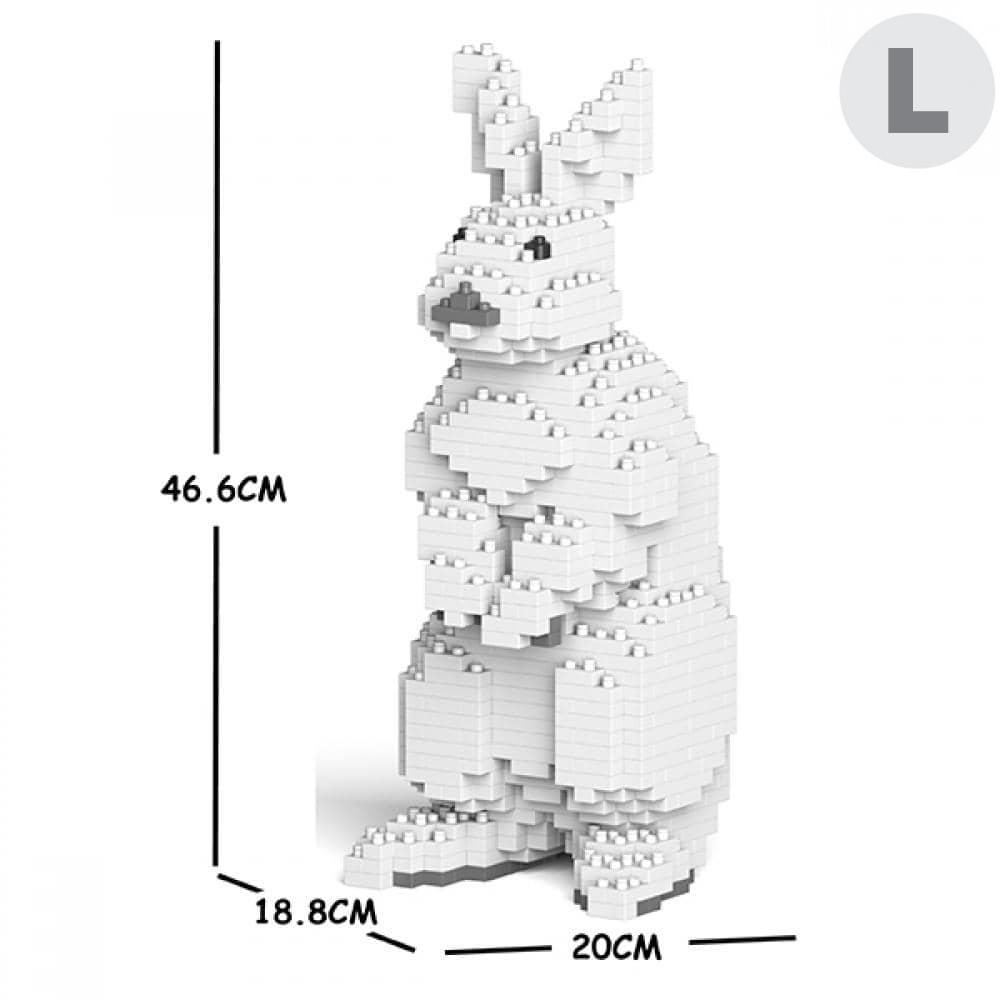 Rabbit Building Kit Interlocking Blocks Pet Building Kit