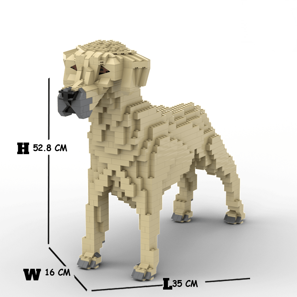Rhodesian Ridgeback Building Kit Interlocking Blocks Pet Building Kit